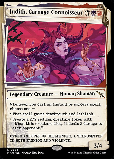 MKM: Judith, Carnage Connoisseur (Showcase) (Foil)