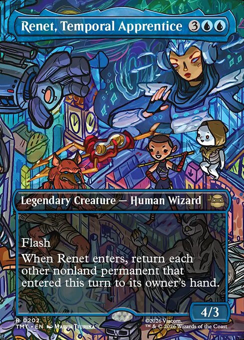 TMT: Renet, Temporal Apprentice (Borderless) (Foil)