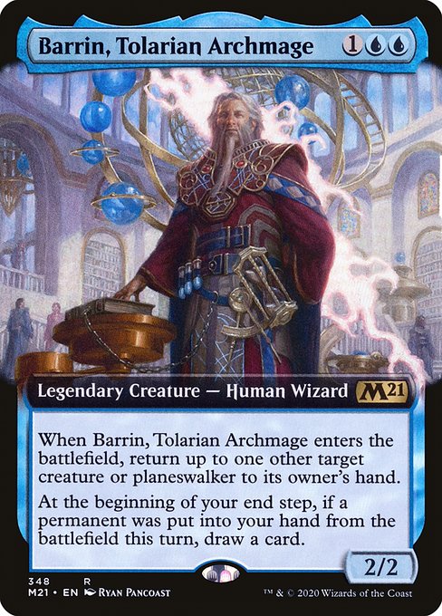 M21: Barrin, Tolarian Archmage (Extended Art) (Foil)