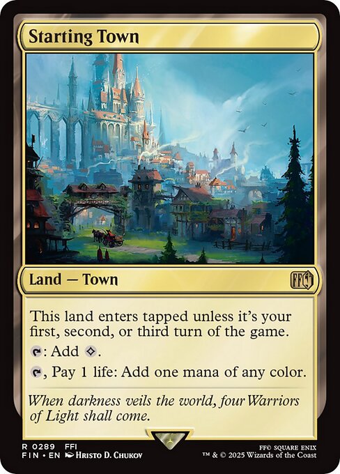 FIN: Starting Town