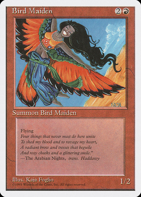 4ED: Bird Maiden