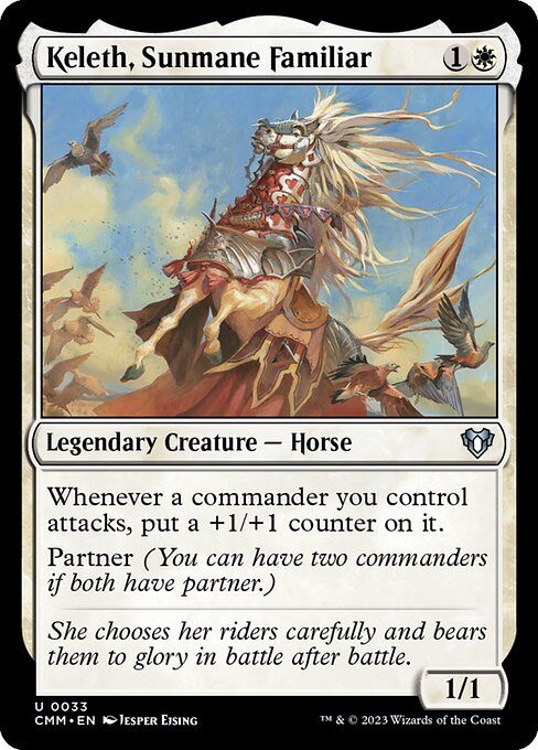 CMM: Keleth, Sunmane Familiar (Foil)