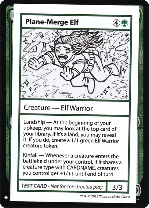 CMB1: Plane-Merge Elf