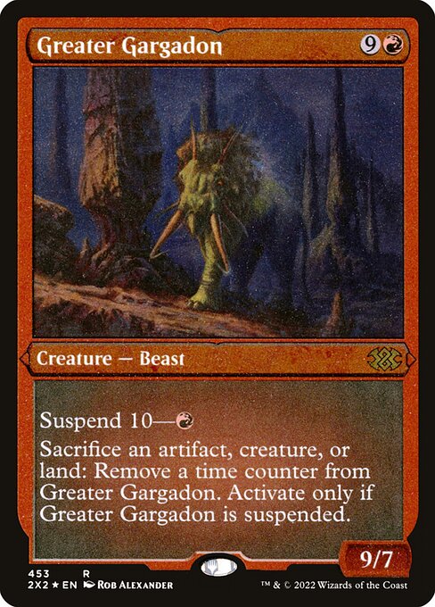 2X2: Greater Gargadon (Foil Etched)