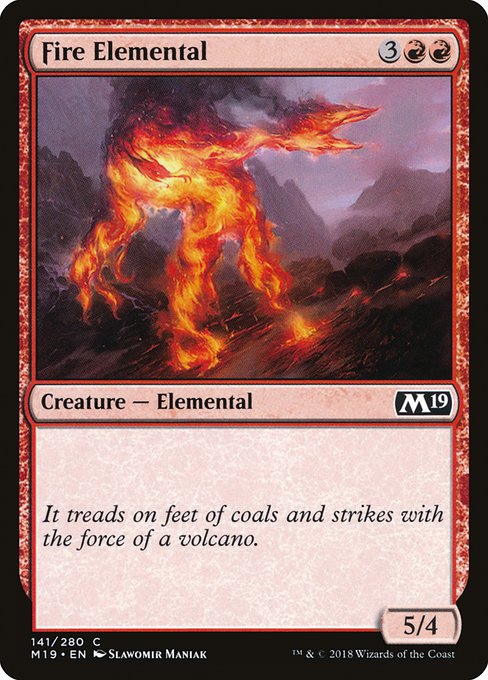 M19: Fire Elemental (Foil)