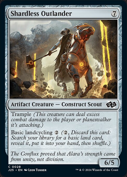 J25: Shardless Outlander (Foil)