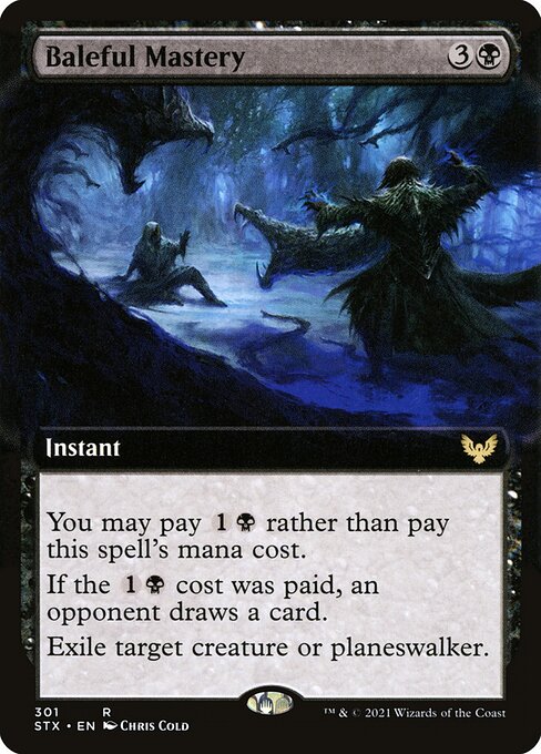 STX: Baleful Mastery (Extended Art) (Foil)