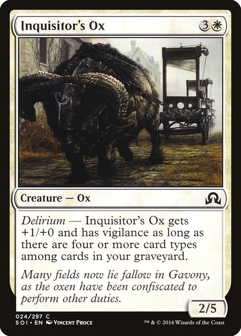 SOI: Inquisitor's Ox