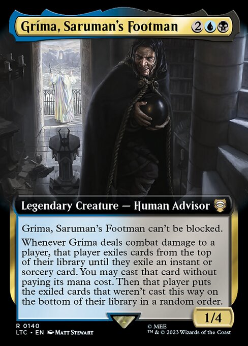 LTC: Grima, Saruman's Footman (Extended Art)