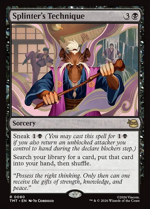 TMT: Splinter's Technique (Foil)
