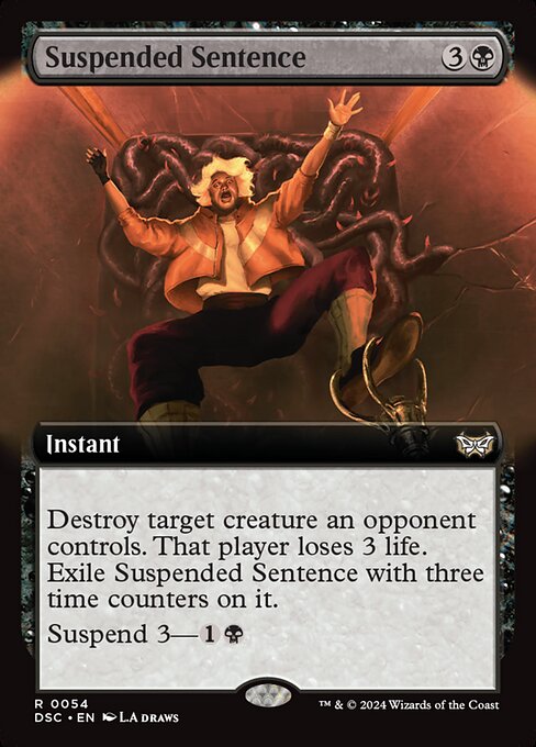 DSC: Suspended Sentence (Extended Art) (Foil)