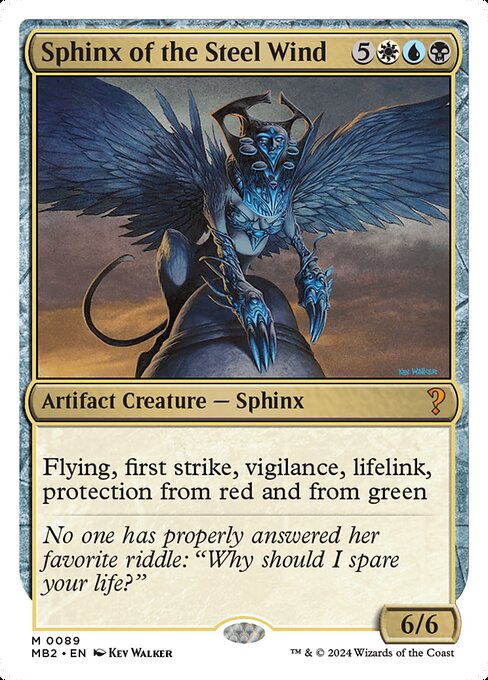 MB2: Sphinx of the Steel Wind (White Border)