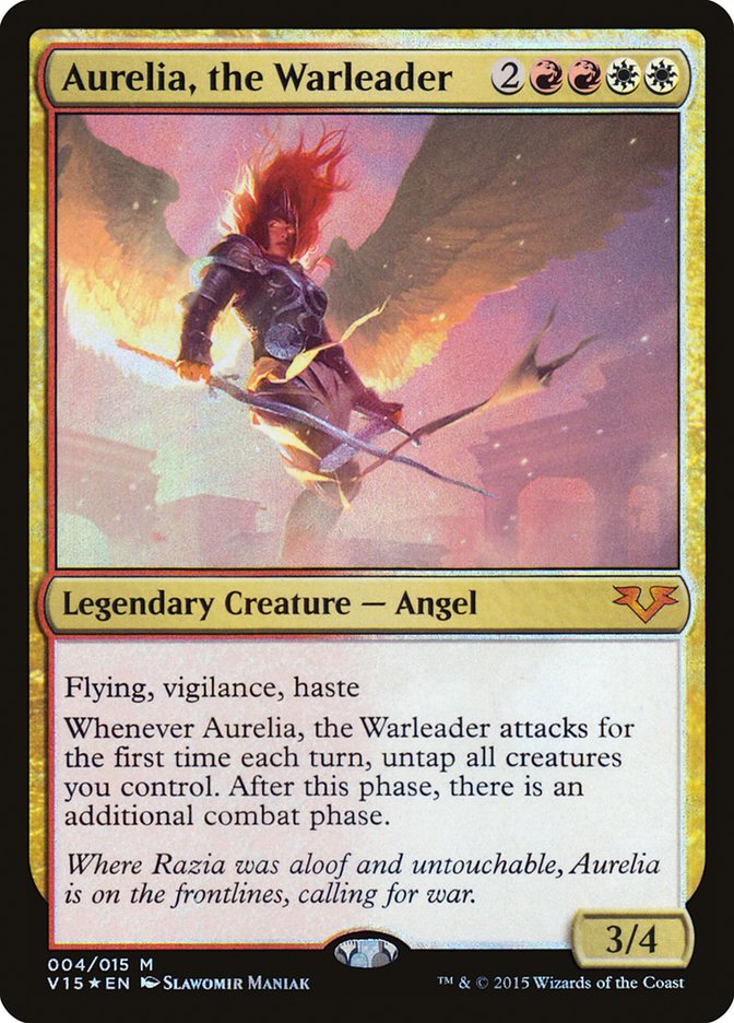 Aurelia, the Warleader [Foil] :: V15