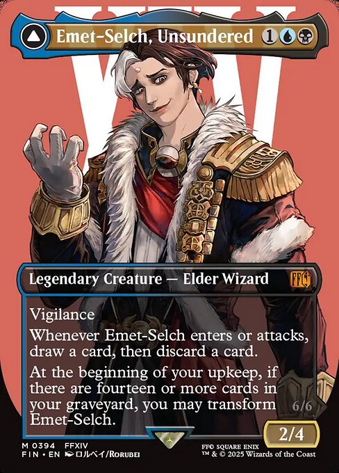 FIN: Emet-Selch, Unsundered (Borderless) (Foil)