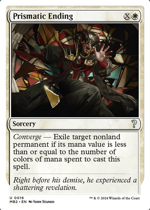 MB2: Prismatic Ending (White Border)