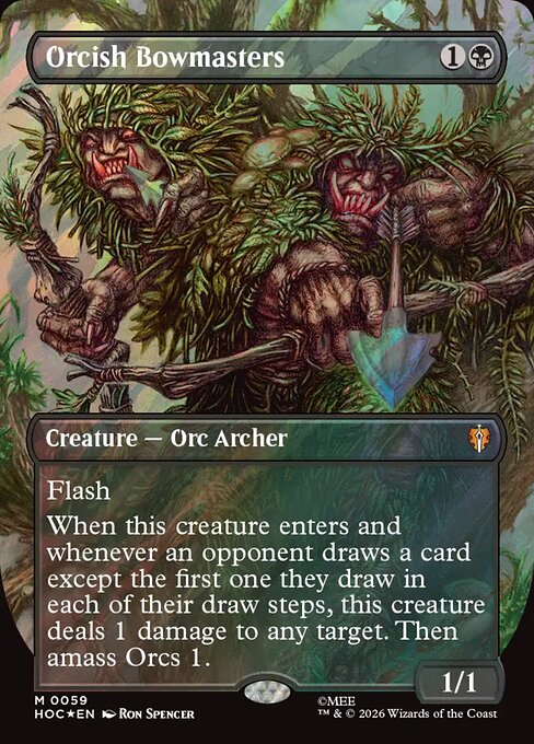 HOC: Orcish Bowmasters (Borderless) (Surge Foil)
