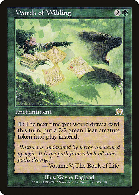 ONS: Words of Wilding (Foil)