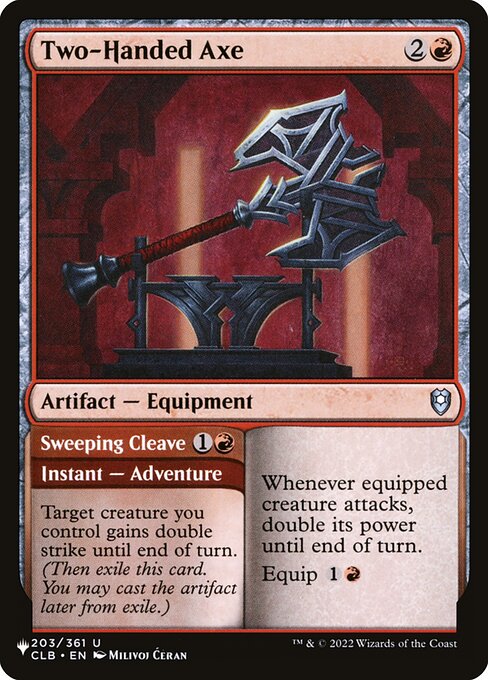 PLST: Two-Handed Axe