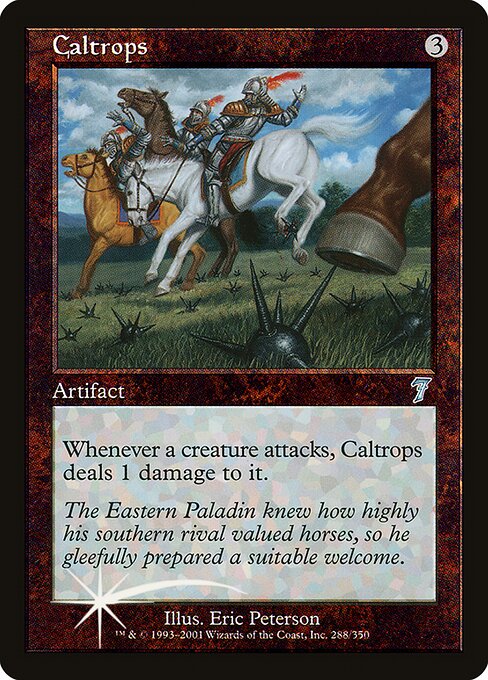 7ED: Caltrops (Foil)