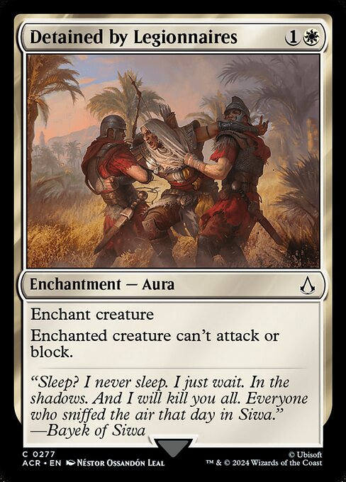 ACR: Detained by Legionnaires