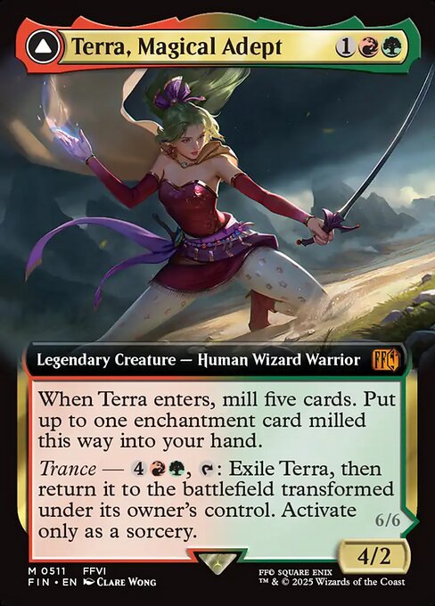 FIN: Terra, Magical Adept (Extended Art) (Foil)