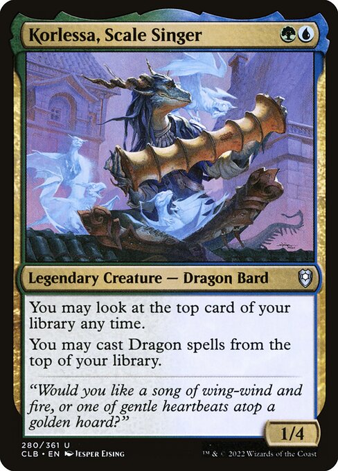 CLB: Korlessa, Scale Singer (Foil)