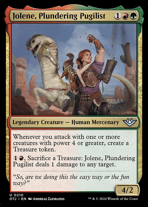 OTJ: Jolene, Plundering Pugilist