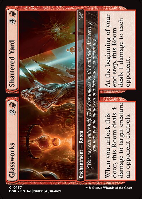 DSK: Glassworks // Shattered Yard (Foil)