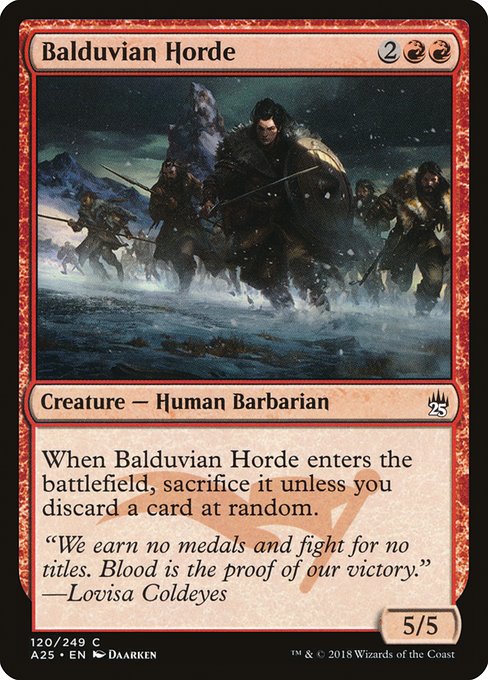 A25: Balduvian Horde (Foil)