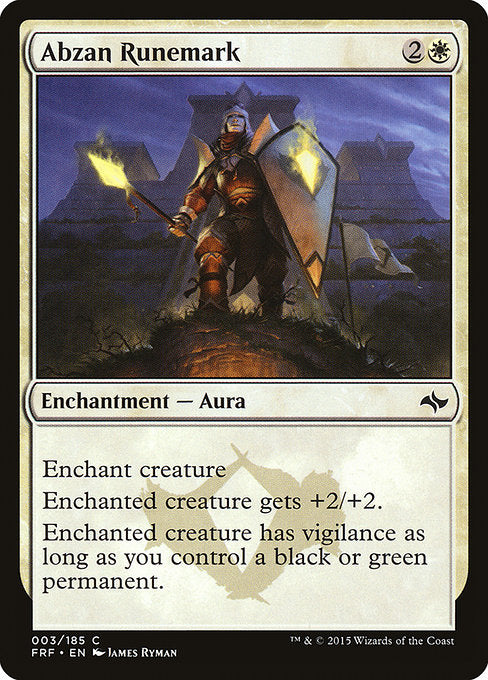 FRF: Abzan Runemark