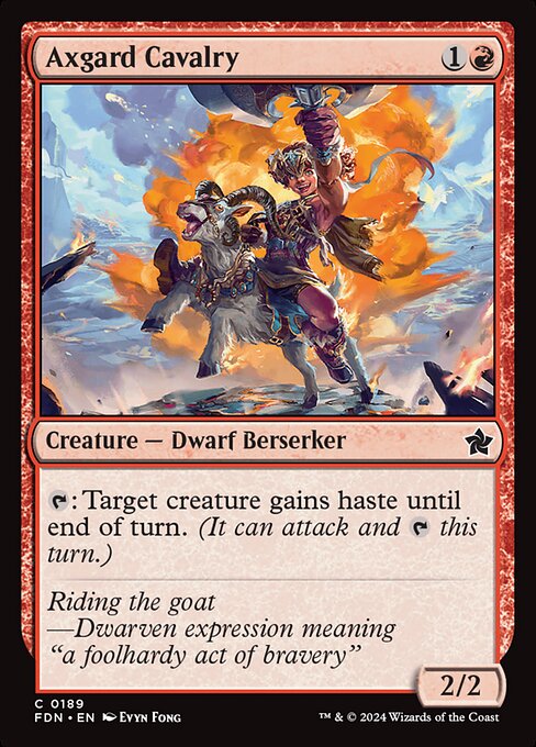 FDN: Axgard Cavalry (Foil)