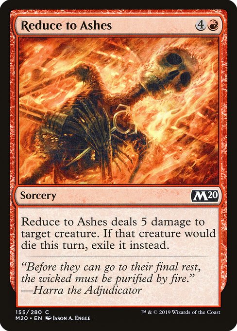 M20: Reduce to Ashes