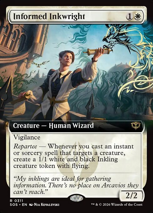 SOS: Informed Inkwright (Extended Art) (Foil)