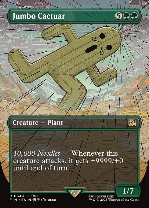FIN: Jumbo Cactuar (Borderless) (Foil)