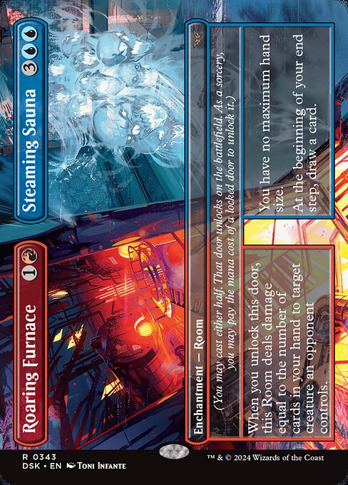 DSK: Roaring Furnace // Steaming Sauna (Borderless) (Foil)