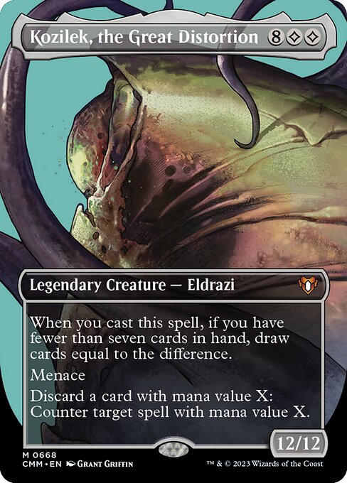 CMM: Kozilek, the Great Distortion (Borderless) (Foil)