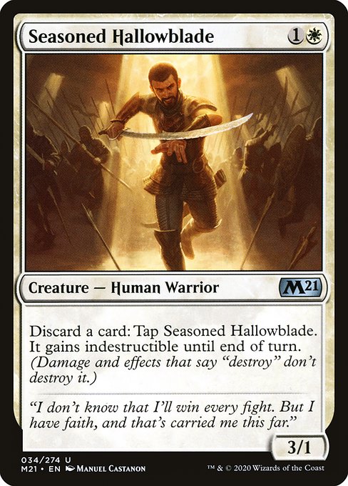 M21: Seasoned Hallowblade (Foil)
