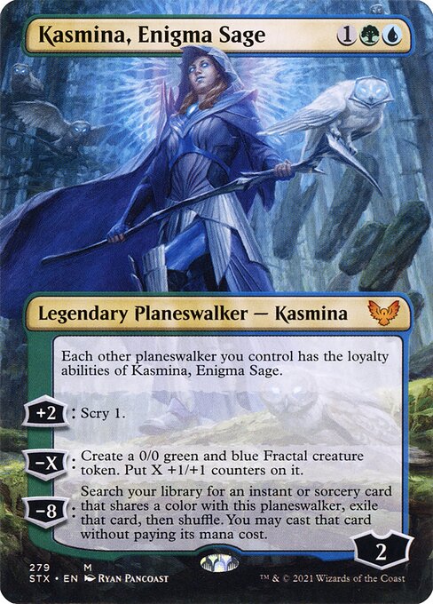 STX: Kasmina, Enigma Sage (Borderless) (Foil)