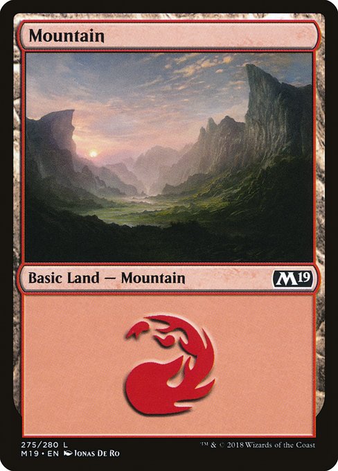 M19: Mountain (275) (Foil)