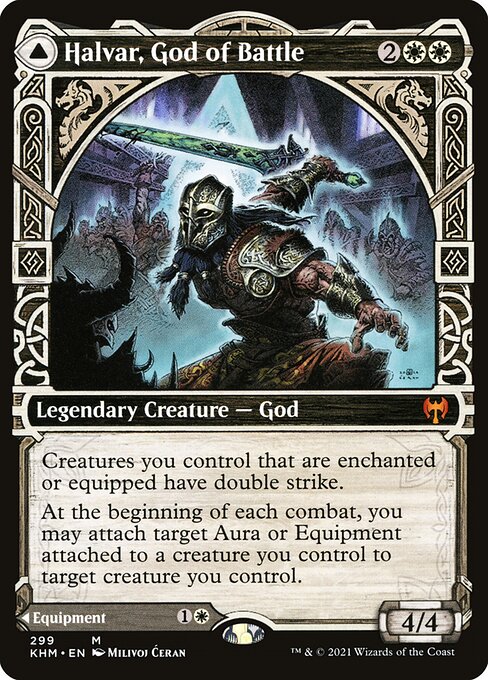 KHM: Halvar, God of Battle (Showcase) (Foil)