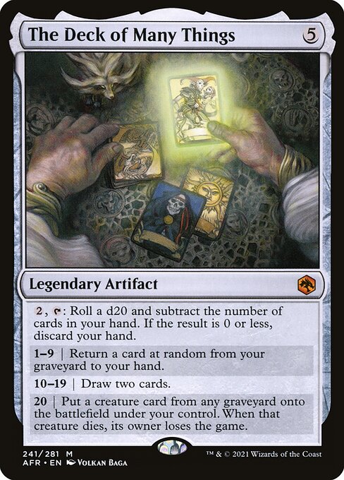 AFR: The Deck of Many Things