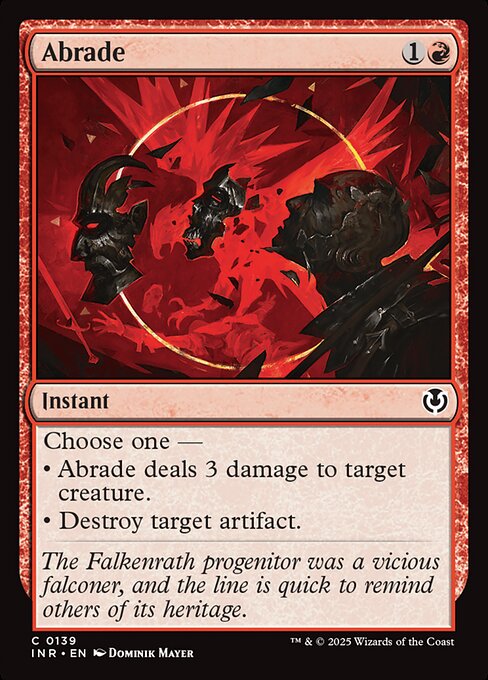 INR: Abrade