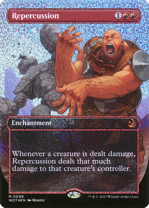 WOT: Repercussion (Anime Borderless) (Confetti Foil)
