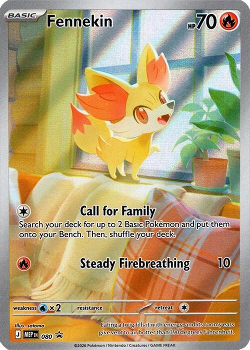 MEP: Fennekin - 080 (Holofoil)