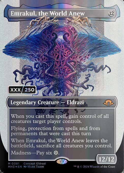 MH3: Emrakul, the World Anew (Borderless) (Serial Numbered) (Foil)