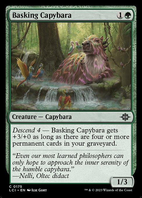 LCI: Basking Capybara (Foil)