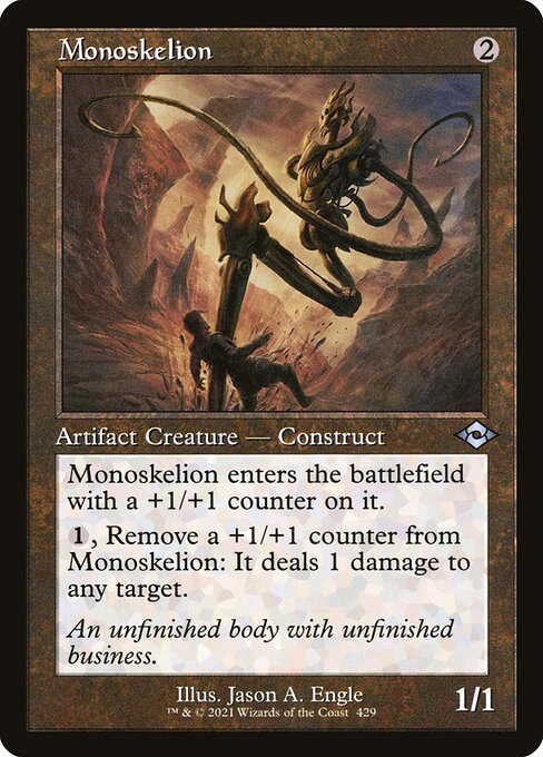 MH2: Monoskelion (Retro Frame) (Foil Etched)