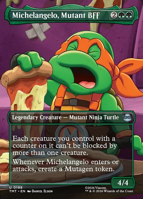 TMT: Michelangelo, Mutant BFF (Borderless)