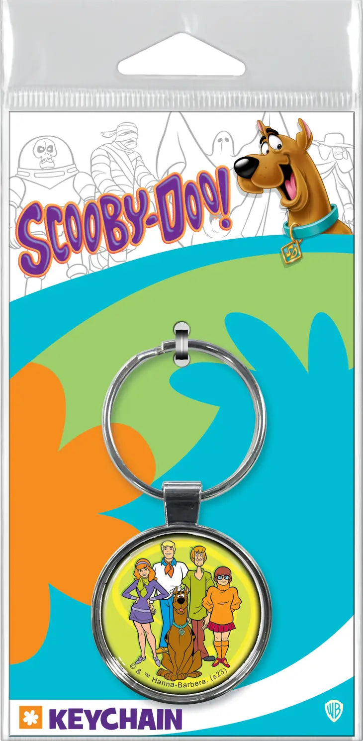 Scooby Doo Group on Green Keychain