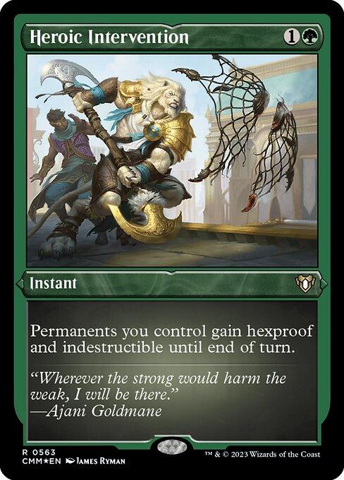 CMM: Heroic Intervention (Foil Etched)